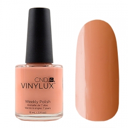 CND Vinylux №181 Salmon Run - Лак для ногтей 15 мл персиковый эмалевый, плотный