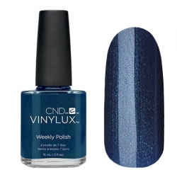 CND Vinylux №199 Peacock Plume - Лак для ногтей 15 мл темно-синий с перламутром.