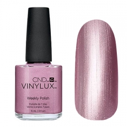 CND Vinylux №205 Tundra - Лак для ногтей 15 мл плотный розовый металлик.