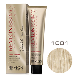 Revlon Professional Revlonissimo Colorsmetique Super Blondes - Крем-гель для перм. окрашивания волос 1001 Пепельный блондин 60 мл