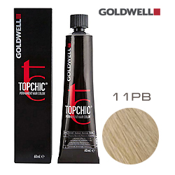 Goldwell Topchic 11PB - Стойкая краска для волос - Перламутрово-бежевый блонд 60 мл.