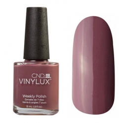 CND Vinylux №129 Married Mauve - Лак для ногтей 15 мл темный лилово-серый, эмаль.