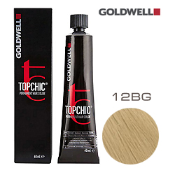 Goldwell Topchic 12BG - Стойкая краска для волос - Золотисто-бежевый блондин 60 мл.