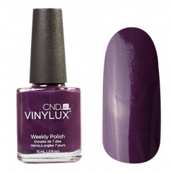 CND Vinylux №141 Rock Royalty - Лак для ногтей 15 мл темный баклажан, эмаль.