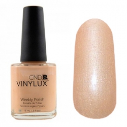 CND Vinylux №180 Dandelion - Лак для ногтей 15 мл персиковый с золотым микроблеском.