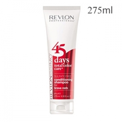 Revlon Professional Revlonissimo Color Care 45 Days Total Color Care Brave Reds - Шампунь-кондиционер для ярких красных оттенков 275 мл