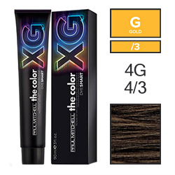 Paul Mitchell The Color XG - Перманентная крем-краска 4G 4/3 90 мл