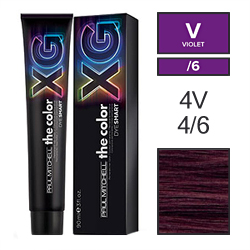 Paul Mitchell The Color XG - Перманентная крем-краска 4V 4/6 90 мл