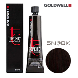 Goldwell Topchic 5N@BK - Стойкая краска для волос Cветло-коричневый с медным сиянием 60 мл