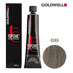 Goldwell Topchic 6B - Стойкая краска для волос - Темный русый бежевый 60 мл.