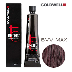 Goldwell Topchic 6VV MAX - Стойкая краска для волос - Темная черешня 60 мл.