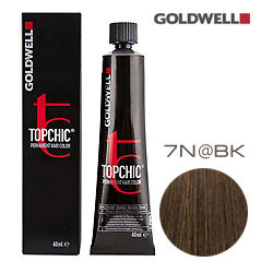 Goldwell Topchic 7N@BK - Стойкая краска для волос Cредний блонд с бежево-медным сиянием 60 мл