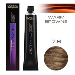 L'Oreal Professionnel Dialight -Краска для волос Диалайт 7.8 Блондин мокка 50 мл