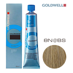 Goldwell Colorance 8N@BS - Тонирующая крем-краска Cветлый блонд с бежево-серебристым сиянием 60 мл