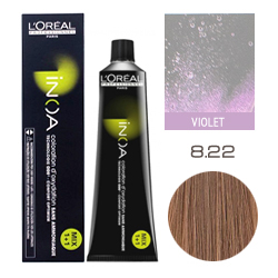 L'Oreal Professionnel Inoa - Краска для волос Иноа 8.22 Светлый блондин интенсивный перламутровый 60 мл
