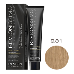 Revlon Professional Revlonissimo Colorsmetique High CoverАge - Крем-краска для волос 9.31 Бежевый очень светлый блондин 60 мл