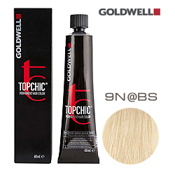 Goldwell Topchic 9N@BS - Стойкая краска для волос Очень светлый блонд с бежево-серебристым сиянием  60 мл