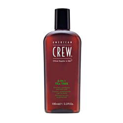 AMERICAN CREW 3-IN-1 TEA TREE - Средство по Уходу за Волосами и Телом на Основе Чайного Дерева 3 в 1, 100 мл