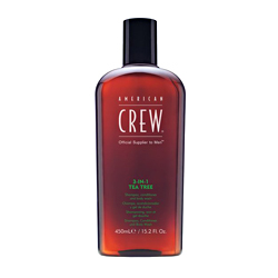 AMERICAN CREW 3-IN-1 TEA TREE - Средство по Уходу за Волосами и Телом на Основе Чайного Дерева 3 в 1, 450 мл