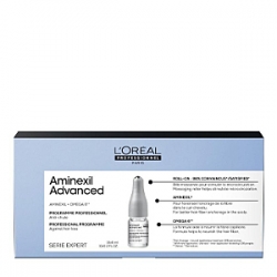 L'Oreal Professionnel Expert Aminexil Advanced - Ампулы от выпадения волос  с роликовым аппликатором 10*6 мл