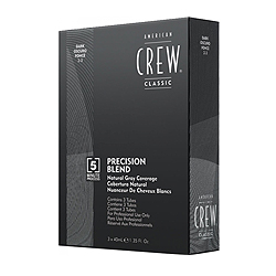 American Crew Precision Blend - Краска для седых волос темный оттенок 2/3 3*40 мл
