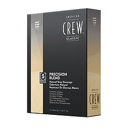 American Crew Precision Blend - Краска для седых волос светлый оттенок 7/8 3*40 мл