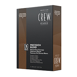 American Crew Precision Blend - Краска для седых волос натуральный оттенок 4/5 3*40 мл