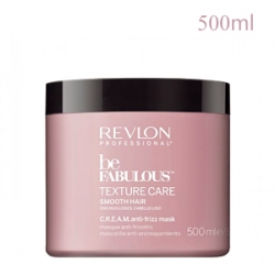 Revlon Professional Be Fabulous Texture Care Smooth Hair C.R.E.A.M. Anti Frizz Mask - Дисциплинирующая маска для гладкости волос 500 мл