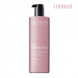 Revlon Professional Be Fabulous Texture Care Smooth Hair C.R.E.A.M. Anti Frizz Shampoo - Дисциплинирующий шампунь для гладкости волос 1000 мл