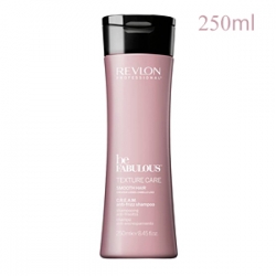 Revlon Professional Be Fabulous Texture Care Smooth Hair C.R.E.A.M. Anti Frizz Shampoo - Дисциплинирующий шампунь для гладкости волос 250 мл