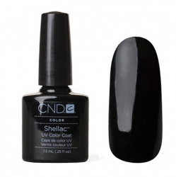 CND Shellac - Гель-лак для ногтей Black Pool 7,3 мл черный классический.