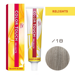 Wella Color Touch Relights Blonde - Оттеночная краска для светлых волос /18 Ледяной блонд 60 мл