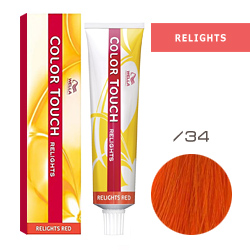 Wella Color Touch Relights Red - Оттеночная краска для светлых волос /34 Полированная медь 60 мл