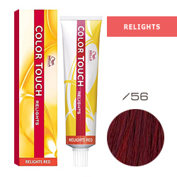 Wella Color Touch Relights Red - Оттеночная краска для светлых волос /56 Глубокий пурпурный 60 мл