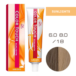 Wella Color Touch Sunlights - Оттеночная краска /18 Пепельно-жемчужный 60 мл