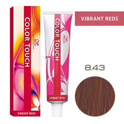 Wella Color Touch Vibrant Reds - Оттеночная краска для волос 8/43 Боярышник 60 мл