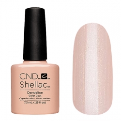 CND Shellac Dandelion - Гель-лак для ногтей 7,3 мл нежно персиковый плотный