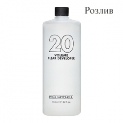 Paul Mitchell Clear Developer 20vol - Жидкий окислитель-проявитель 6% (Розлив)