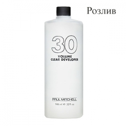 Paul Mitchell Clear Developer 30vol - Жидкий окислитель-проявитель 9% (Розлив)