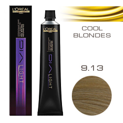 L'Oreal Professionnel Dialight - Краска для волос Диалайт 9.13 Очень светлый блондин бежевый 50 мл