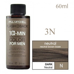 Paul Mitchell Flash Back 3N Dark Neutral - Краска-камуфляж седины для мужчин 60 мл