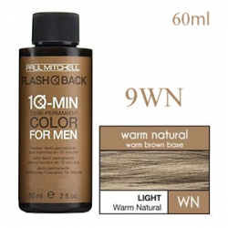 Paul Mitchell Flash Back 9WN Light Warm Natural - Краска-камуфляж седины для мужчин 60 мл
