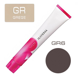 LEBEL Краска для волос Materia Grege&Mauve - GR6, 80 гр