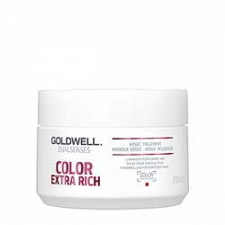 Goldwell Dualsenses Color Exrta Rich 60SEC Treatment - Интенсивный уход за 60 секунд для блеска окрашенных волос 200мл