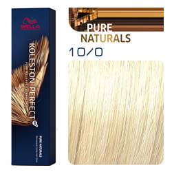 Wella Koleston Perfect ME+ Pure Naturals - Крем-краска для волос 10/0 Яркий блонд 60 мл