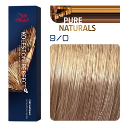 Wella Koleston Perfect ME+ Pure Naturals - Крем-краска для волос 9/0 очень светлый блонд натуральный 60 мл