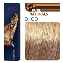 Wella Koleston Perfect ME+ Pure Naturals - Крем-краска для волос 9/00 Очень светлый блонд натуральный 60 мл