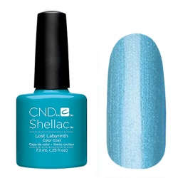 CND Shellac Lost Labyrinth - Гель-лак для ногтей 7,3 мл цвет морской волны, перламутровый