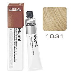 L'Oreal Professionnel Majirel - Краска для волос Мажирель 10.31 Супер светлый блондин золотисто-пепельный 50 мл