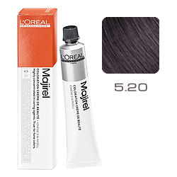 L'Oreal Professionnel Majirel Majirouge - Краска для волос Мажирель 5.20 Светлый шатен интенсивный перламутровый 50 мл